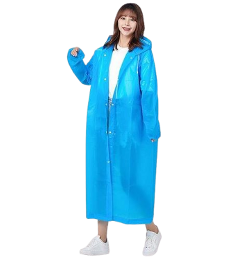 Waterproof Outdoor Raincoat Ultra Rain Proof Windbreaker Portable Folding  image