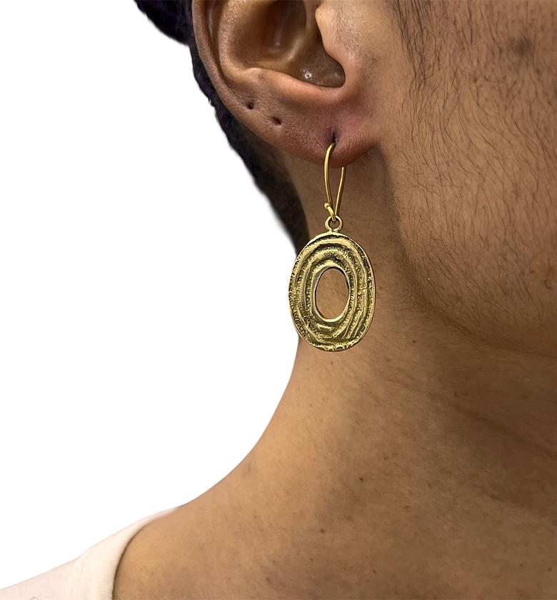 Wambui Brass Earrings  image