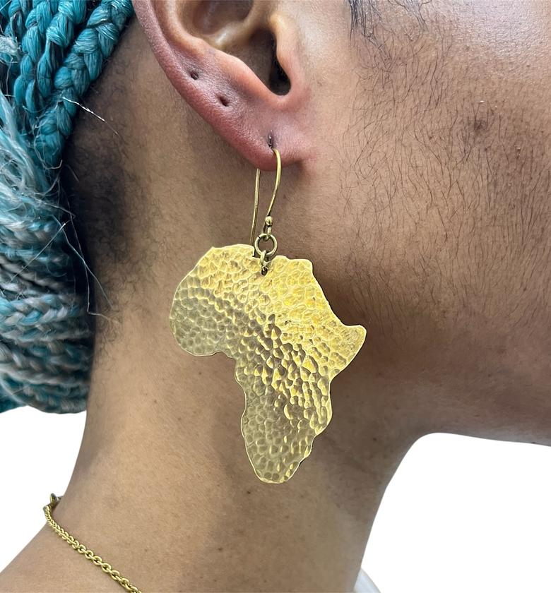 Nia Brass Earrings  image