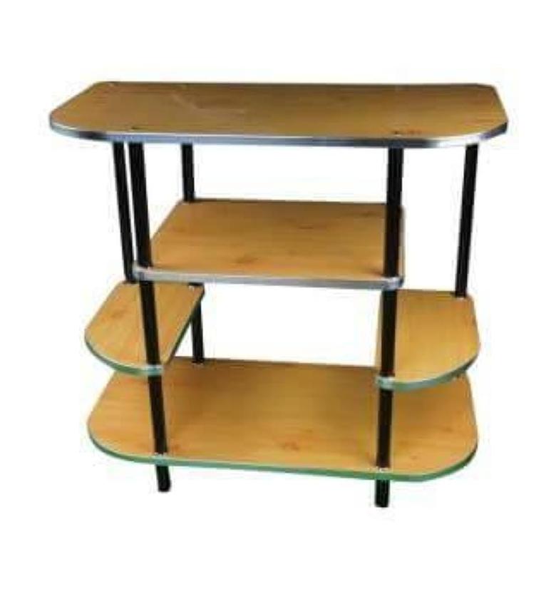 32 " TV Stand - Butterfly Shaped-Wooden Unassembled image