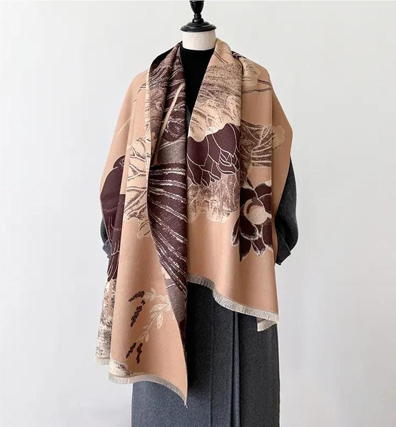 Cashmere Scarf - BROWN image