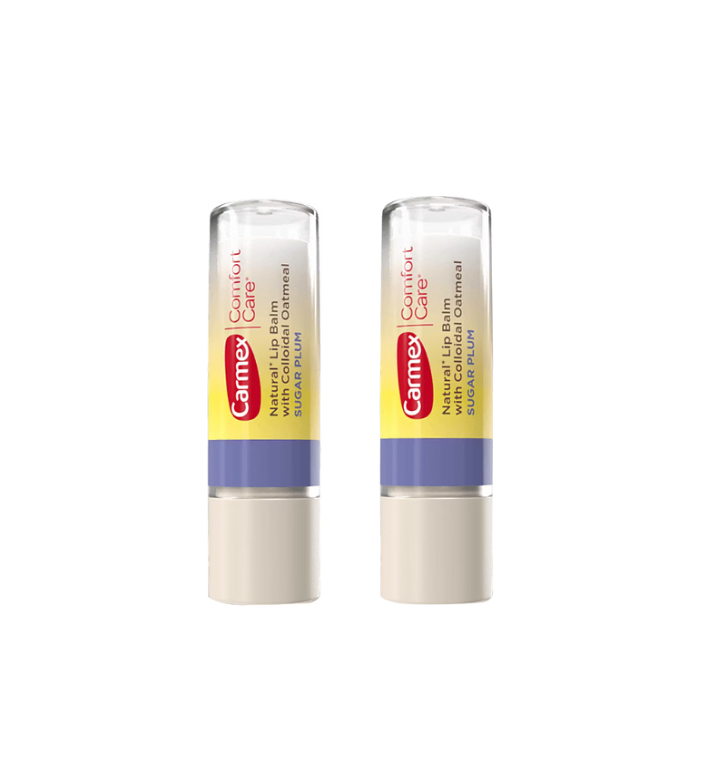 Carmex Colloidal Oatmeal Sugar Plum Lip Balm 2pcs image