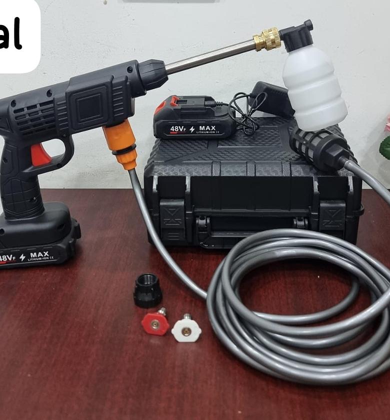  cordless car wash machine with  DOUBLE image