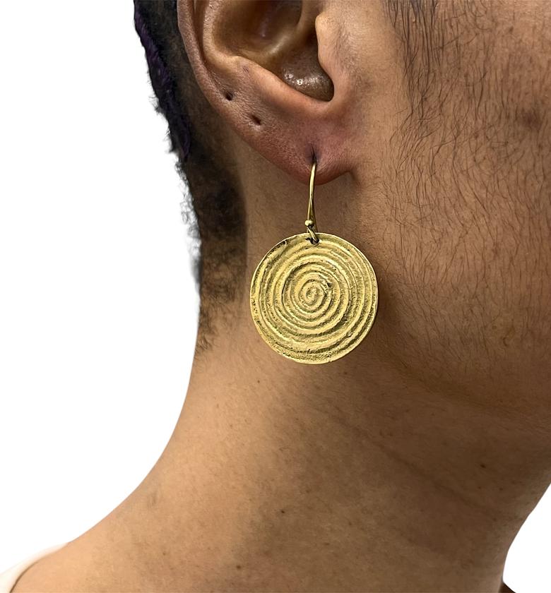 Tumelo Brass Earrings  image