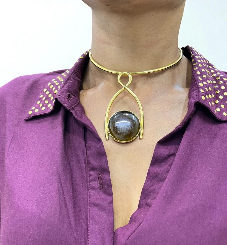 Lala Salama Brass choker image