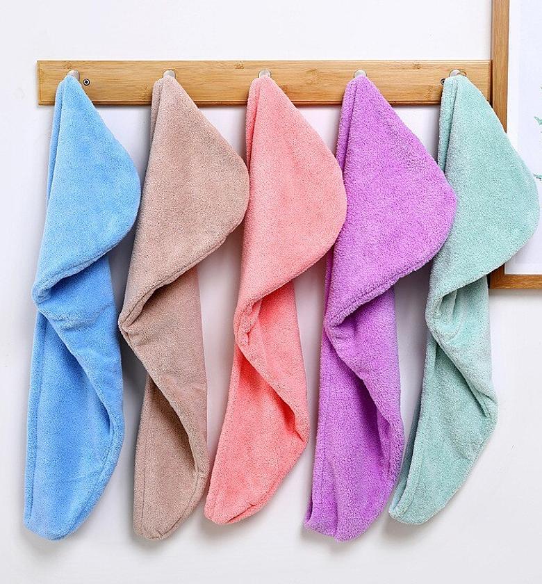 Microfiber hair towel image