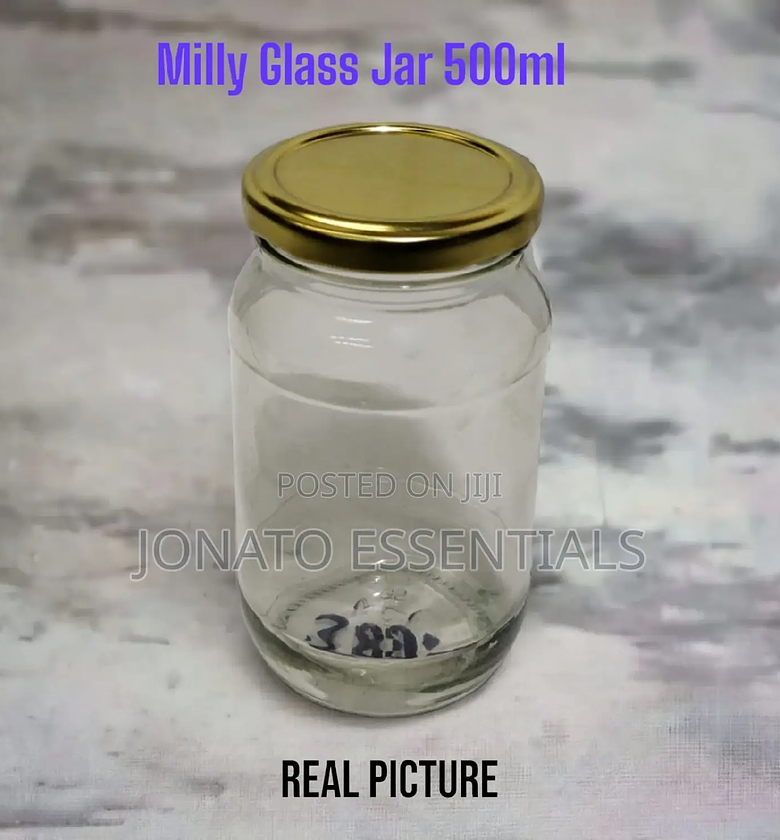 3 Piece Milly Glass Jars(500ml), Storage Containers image