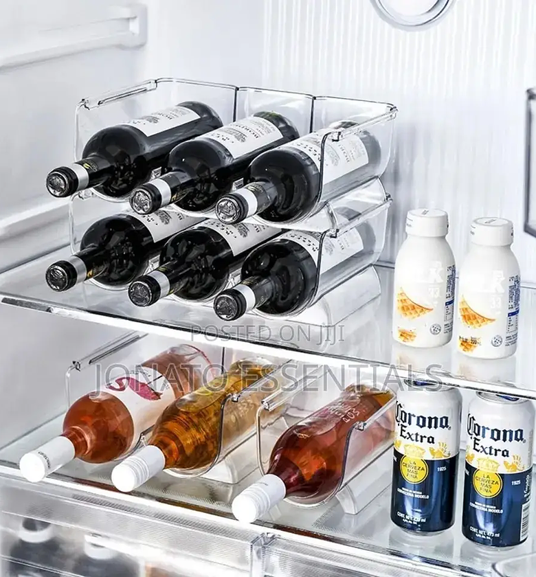 Wine Bottle Fridge Storage Holder and Organizer image
