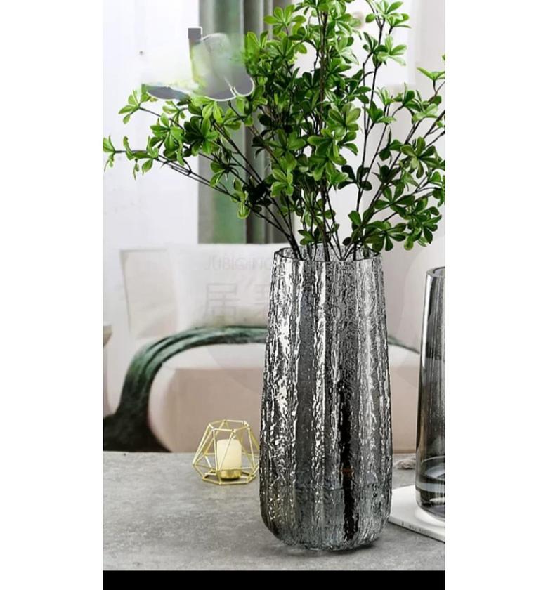 Nordic heavy creative dark  glass vase image