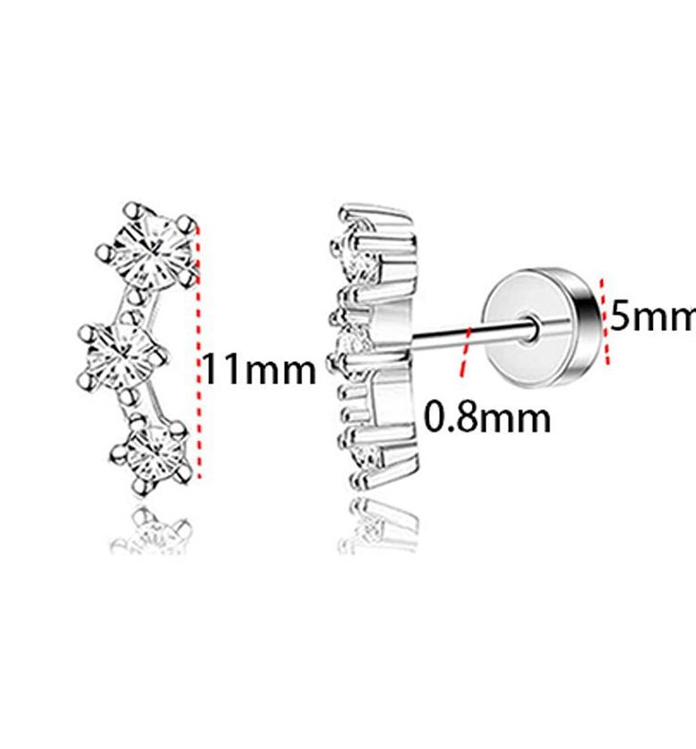 Butterfly Stainless Steel Earrings and Ring Set image