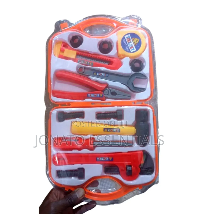 Kids Toy Tool Set – 12pcs Pretend Play Repair Kit image