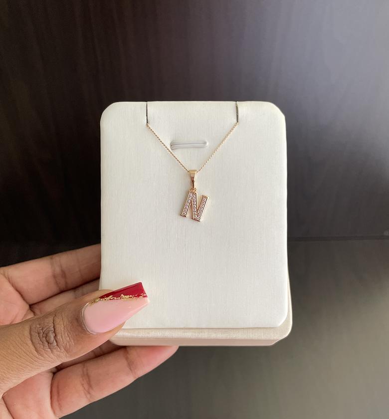 Initial Necklace - N image