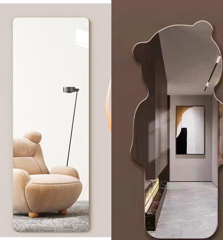 Adhesive Acrylic Wall Mirror Sticker image