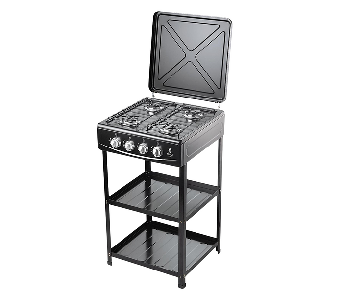 Nunix full gas standing cooker with shelf image