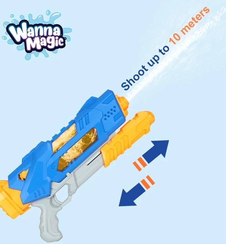 Super Water Blaster High-Pressure Long Range Pump Action Water Toy Gun for Kids and Adults image