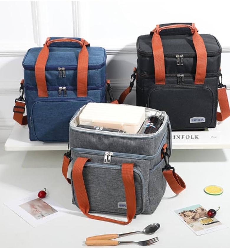 2 Layer Insulated Lunch Bag image