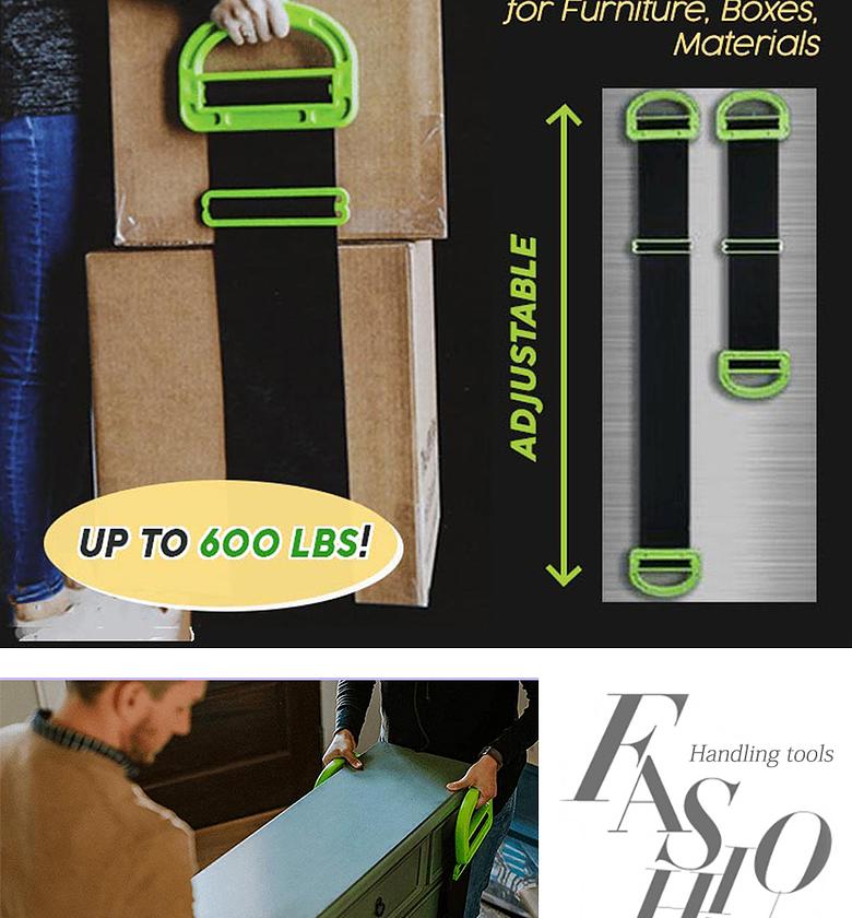 Heavy Objects Moving And Lifting Strap image