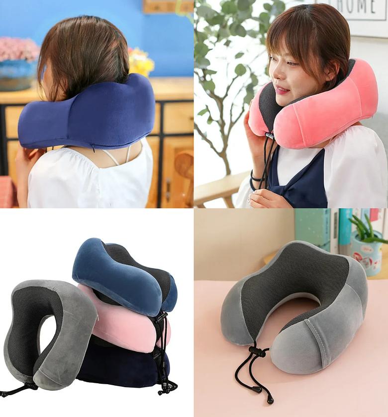Memory Foam Travel Neck Pillow image