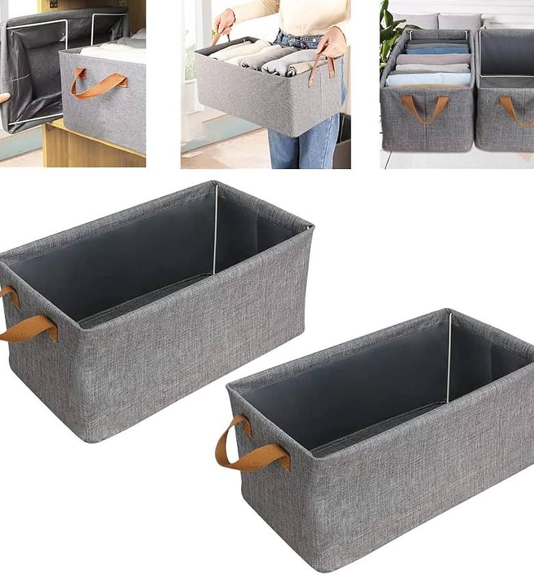Foldable Clothes Storage Box, Cabinet Organizer image