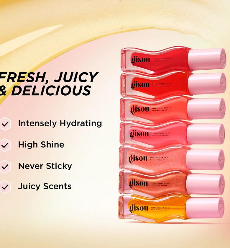 Gisou Honey Infused Hydrating Lip Oil image