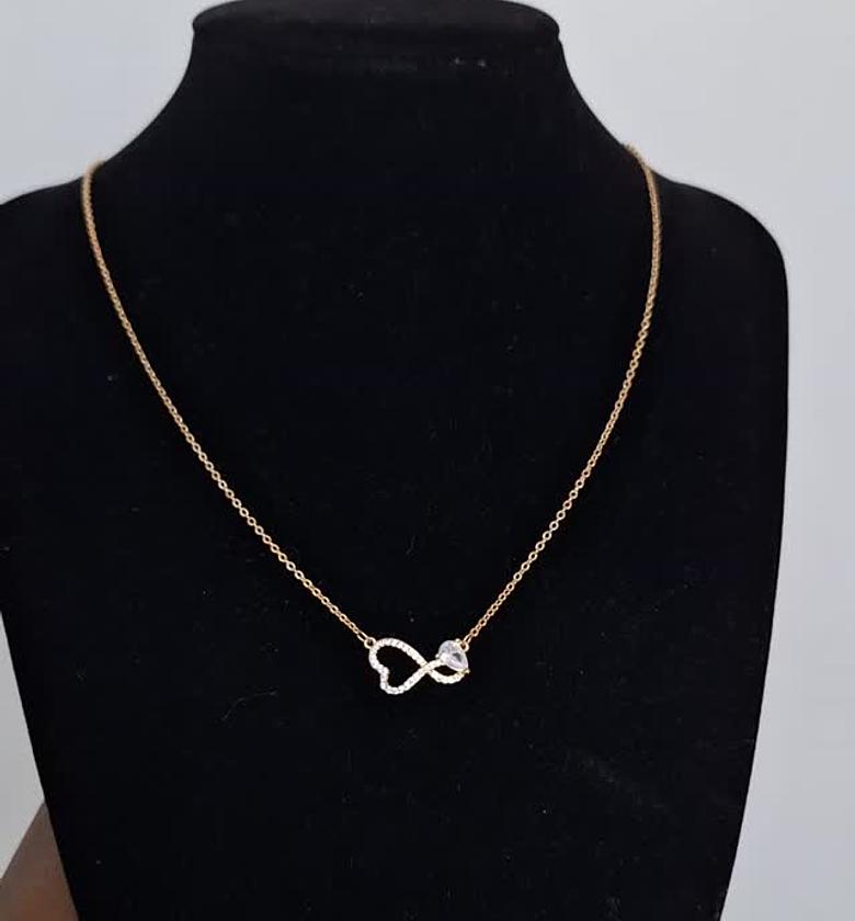 hypollargenic non tarnish and anti fading gold coated necklace image