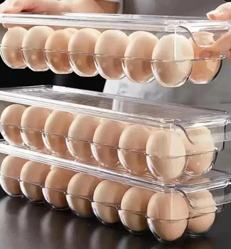 14 slot acrylic egg holder image