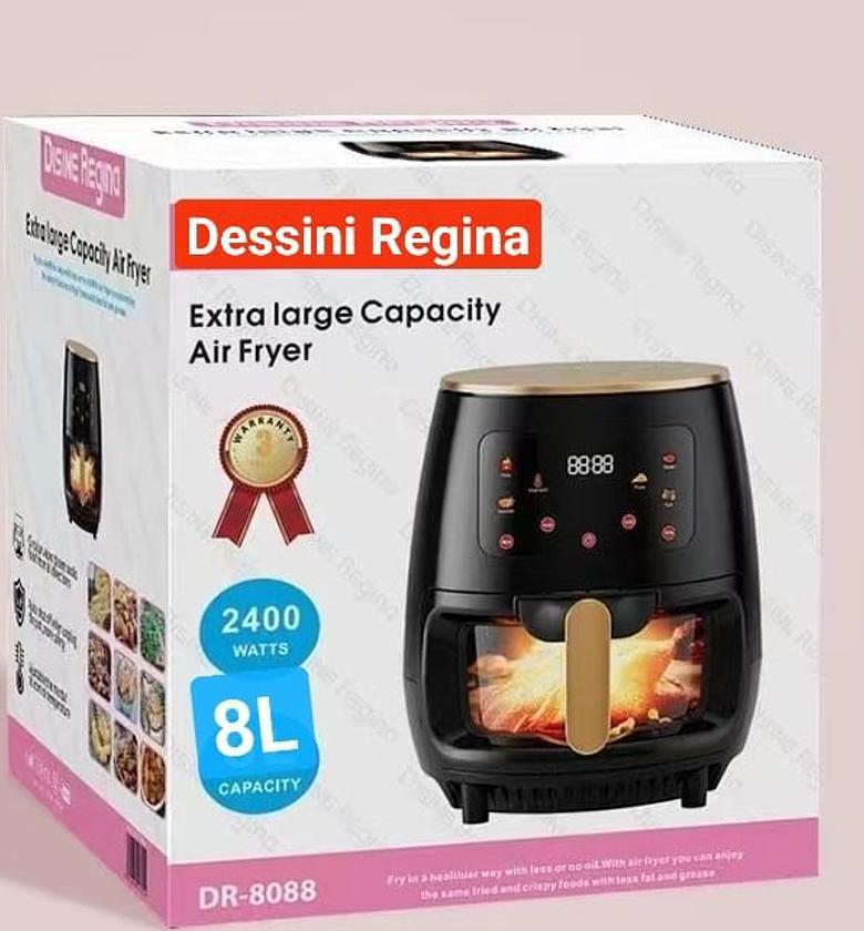 Airfryer. Dessini Glass Oven Dessini Air fryer 8 Litres image