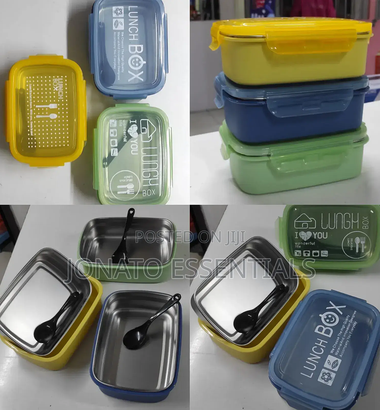 Durable Stainless Steel Lunch Box, Leakproof, Multipurpose image