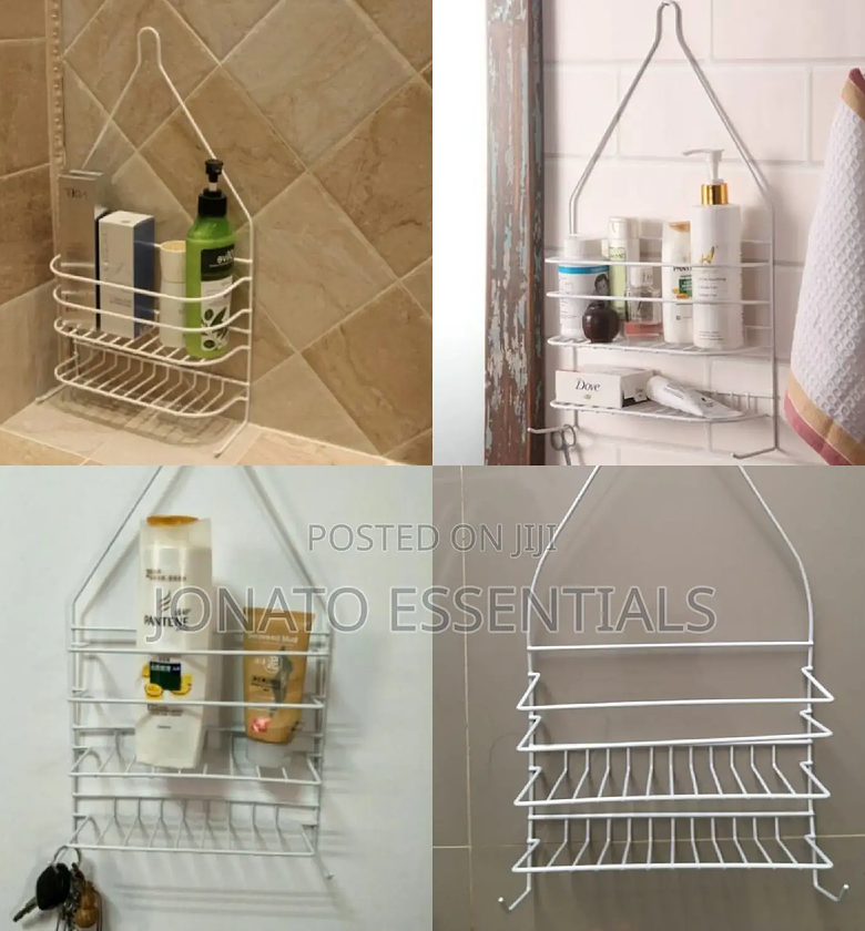 Mini Shower Caddy, Double Layer Storage Shelf image