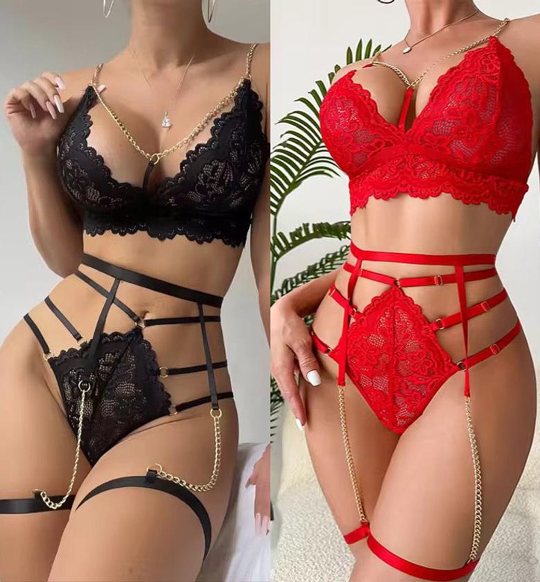 B309-Lace Garter Lingerie image