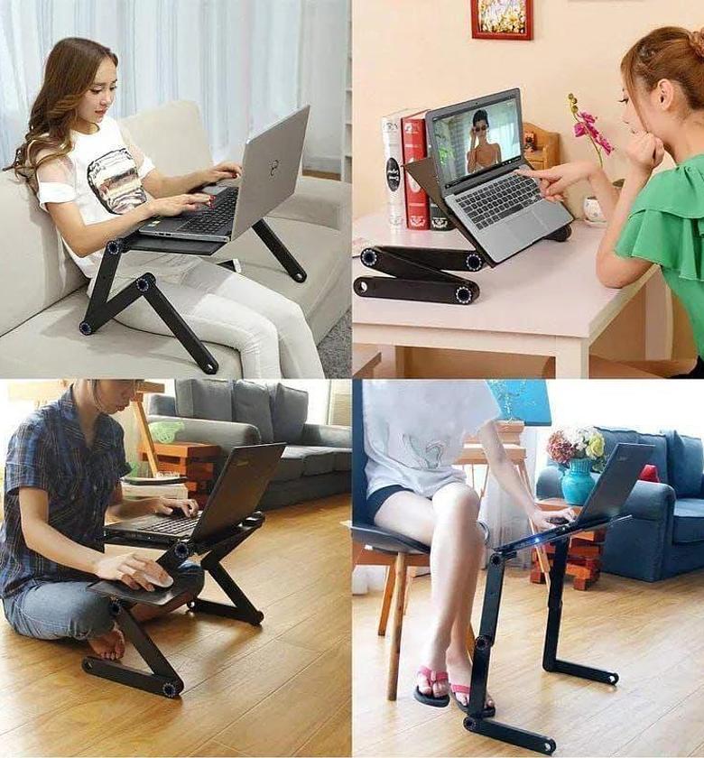 Portable Laptop Stand With Mouse Pad And Fun image