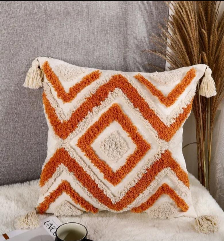 Boho Style Throw Pillow Covers – 45x45cm image