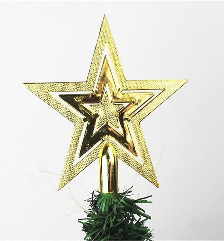 Shiny Golden Star Christmas Tree Topper Kenya image
