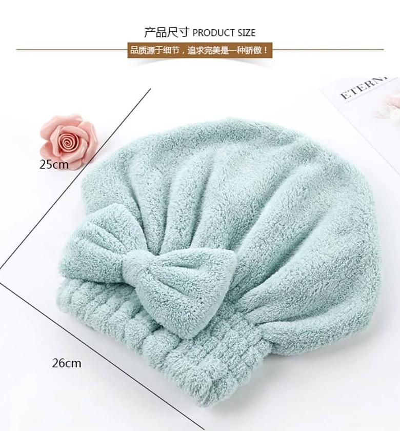 Super absorbent quick drying hair cap image