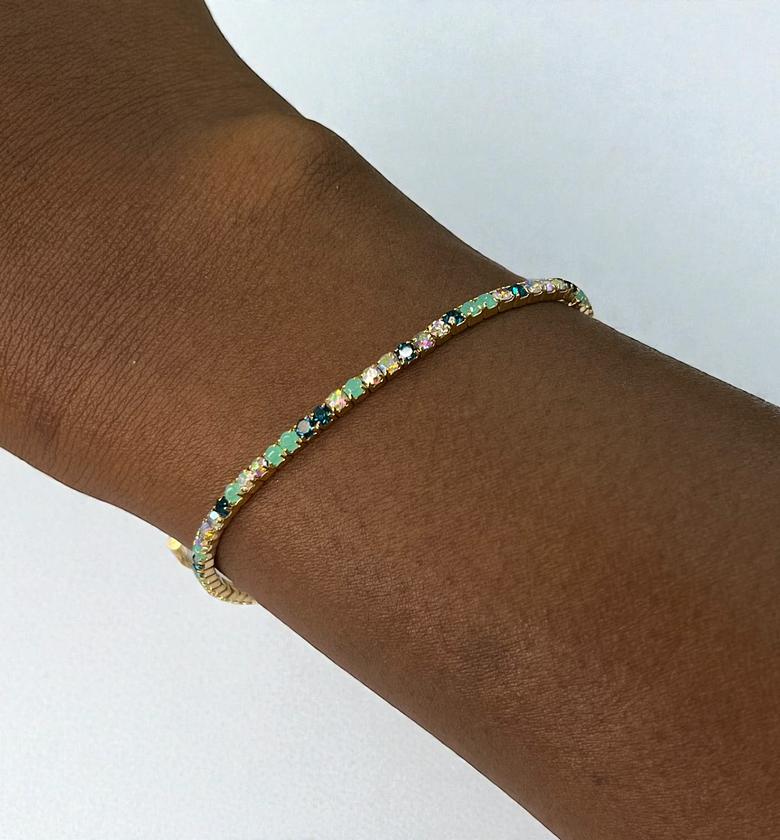 Dainty Stone Stretch Bracelets image