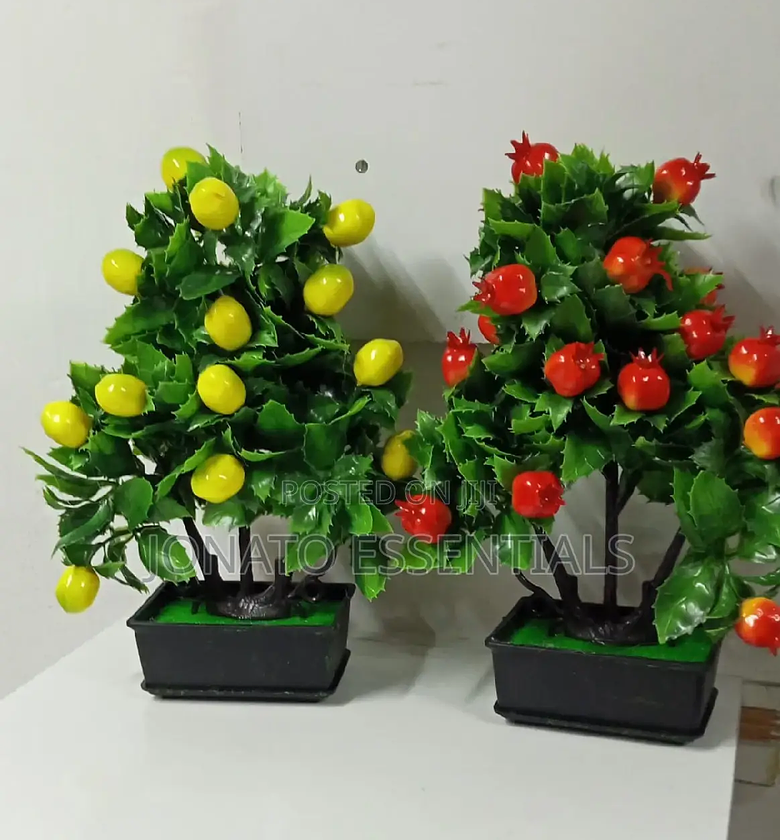 Artificial Potted Lemon Pomegranate Trees Indoor Decor Kenya image