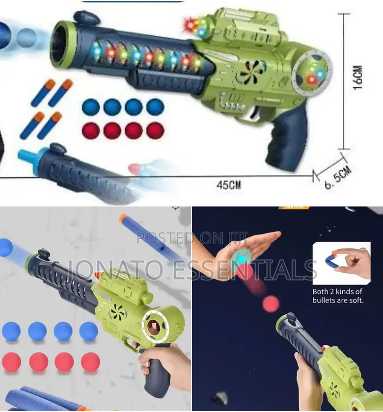 Soft Bullet Toy Gun: Shoot Soft Balls Sucker Darts image