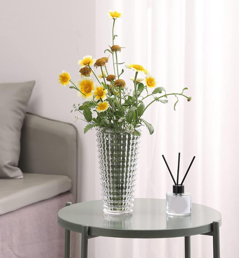 glass vase conical rainbow  image