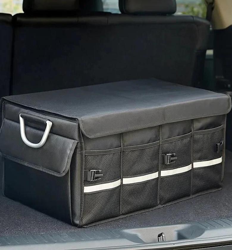 Premium Car Boot/Car trunk Organizer – Heavy-Duty with Aluminium Handles image