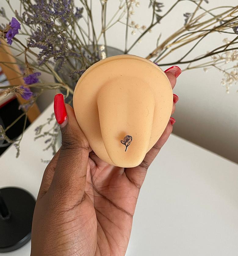 Rose Bloom Tongue Rings  image