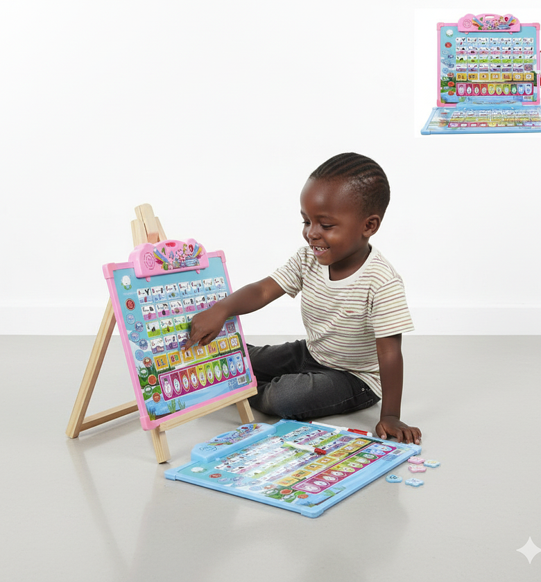 Interactive Kids Learning Board With Sound – Bilingual image