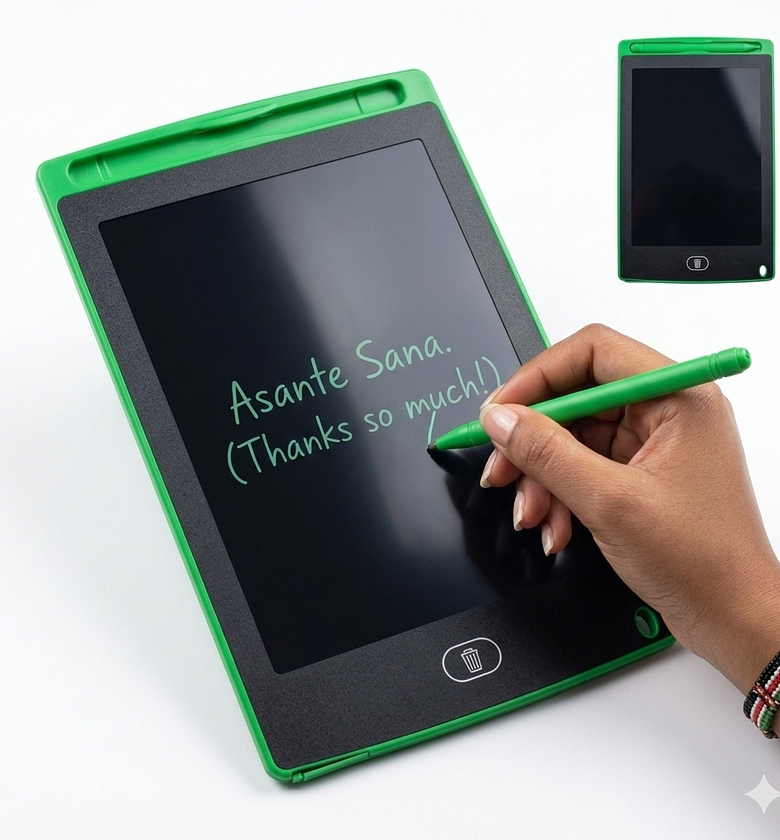 8.5" LCD Writing Tablet Digital Drawing Pad & Electronic Graphics Notepad for Kids & Office - Eco-friendly Paperless Doodle Board  image