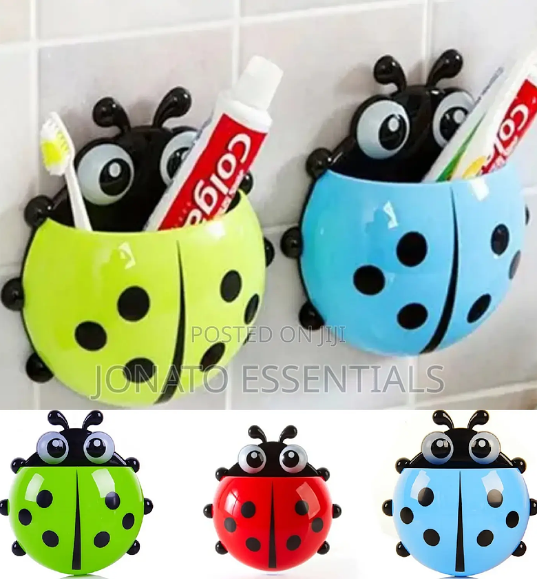 Ladybird Toothbrush and Toothpaste Holder image