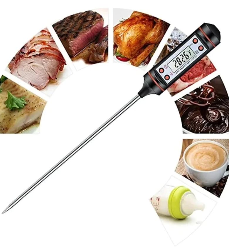 Digital Food Thermometer with LED Display image