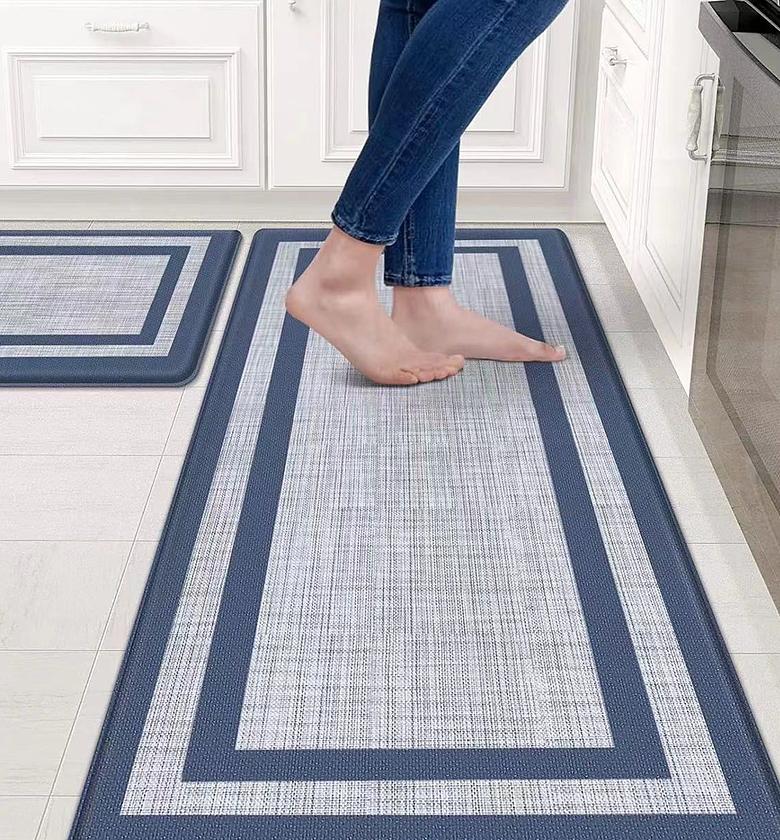 2pcs Anti-Fatigue Kitchen floor Mats Set image