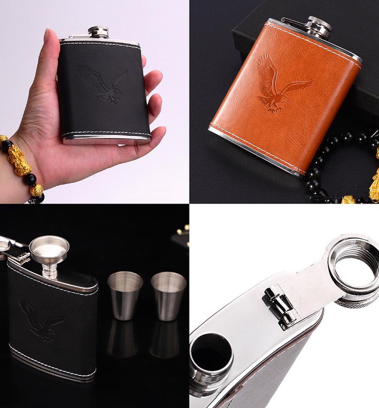 Hip Whisky Flask, Liquor Bottle image