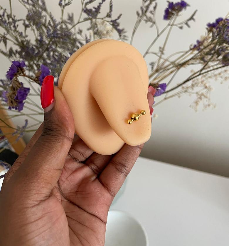 Orb Row Tongue Ring  image