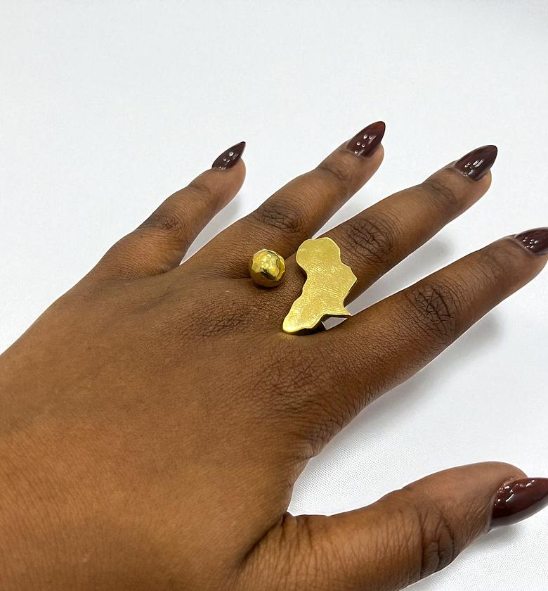 Tinashe Brass Ring Adjustable  image