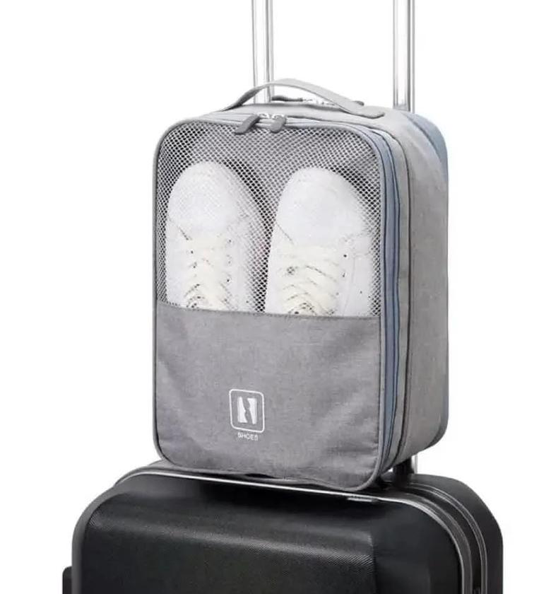 Waterproof travel shoe bag  image