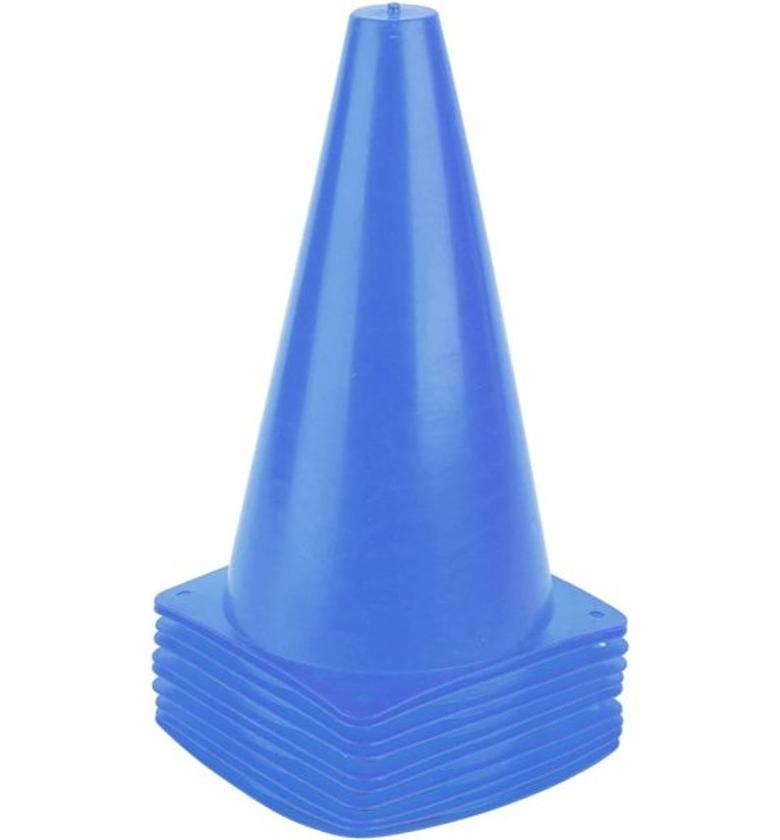 6pcs Fragraim 9-inch plastic training traffic cones. Sparo Cones, 9 Inch Colored Cones For Sports, Traffic Cones Training Agility Field Marker Plastic Cone For Skating, Football, Games, Indoor Outdoor Activity & Festive Events image
